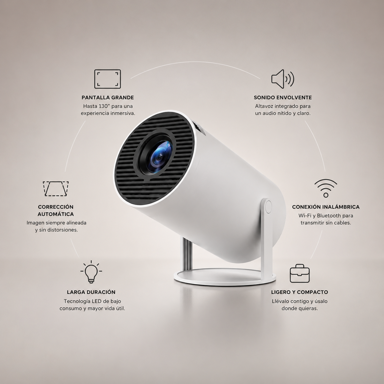 VisionGo™ Proyector Portátil
