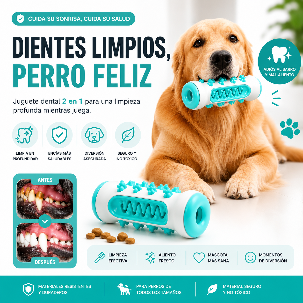 DentalPaw™ | Juguete Limpieza Dental