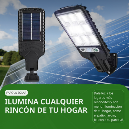 SolarLed® Farola Solar Led 230º — Iluminación Total Automática