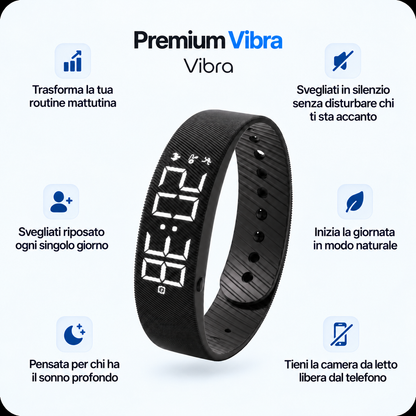 Vibra – Sveglia da polso a vibrazione, 3 allarmi