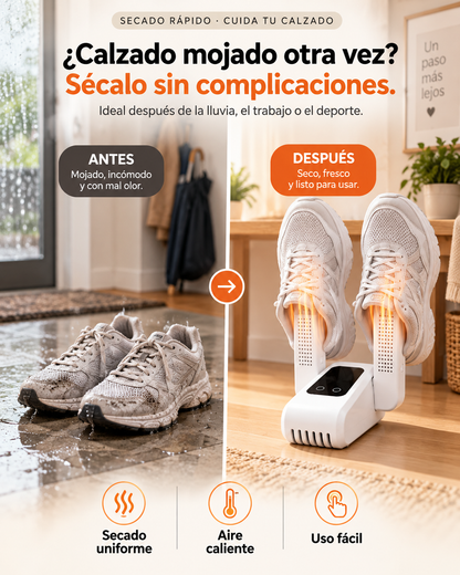 Secador de zapatos portátil