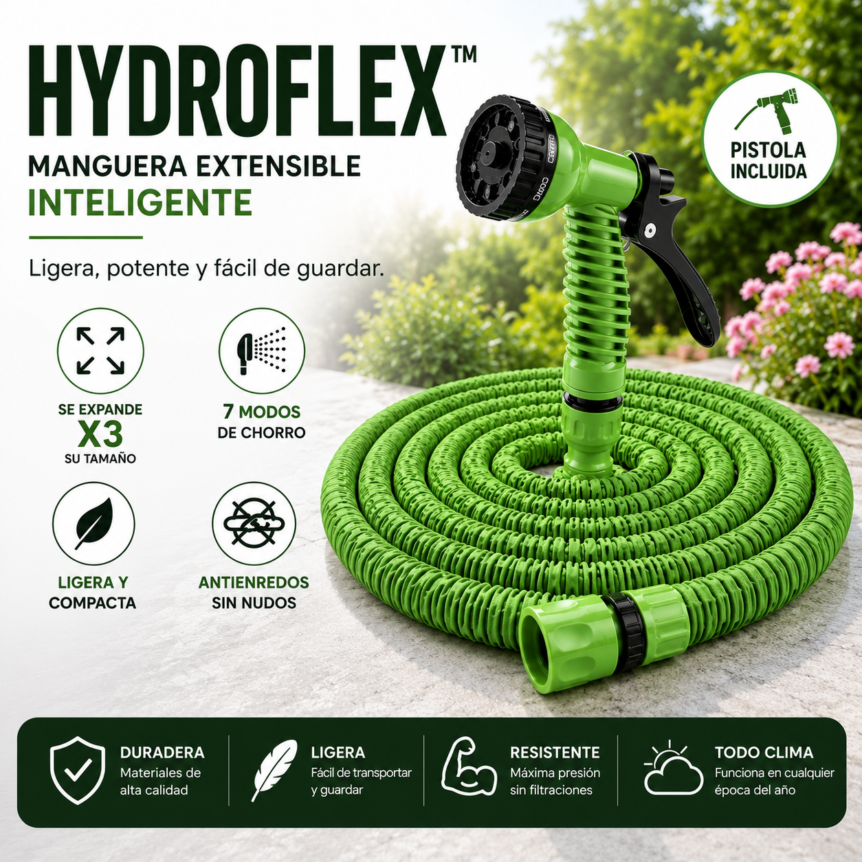 HydroFlex™ | Manguera Extensible