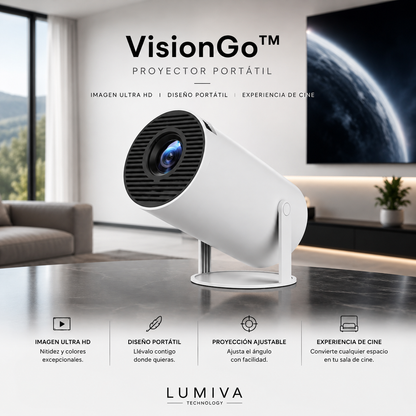 VisionGo™ Proyector Portátil