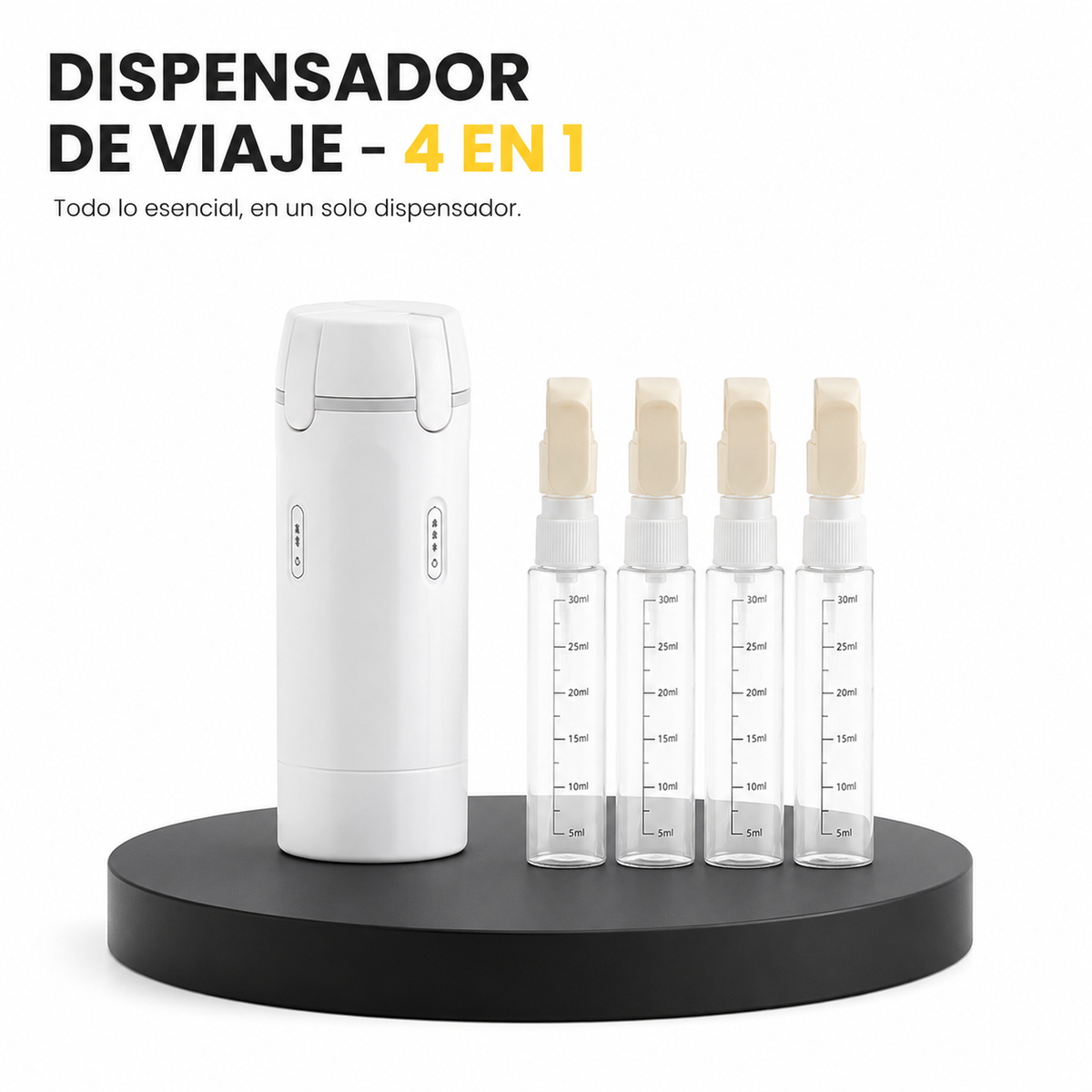 Dispensador De Viaje - 4 en 1