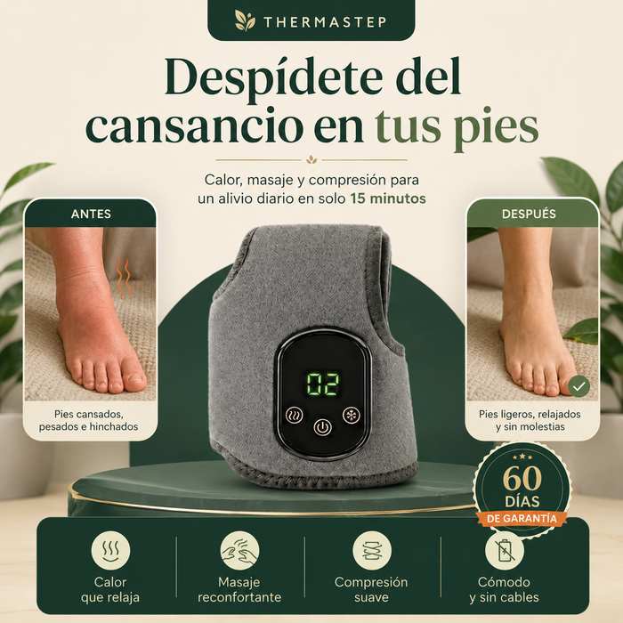 ThermaStep™— Masajeador Térmico Inteligente 3 en 1