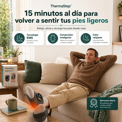 ThermaStep™— Masajeador Térmico Inteligente 3 en 1