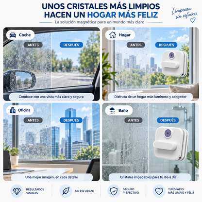 Limpiacristales Magnético