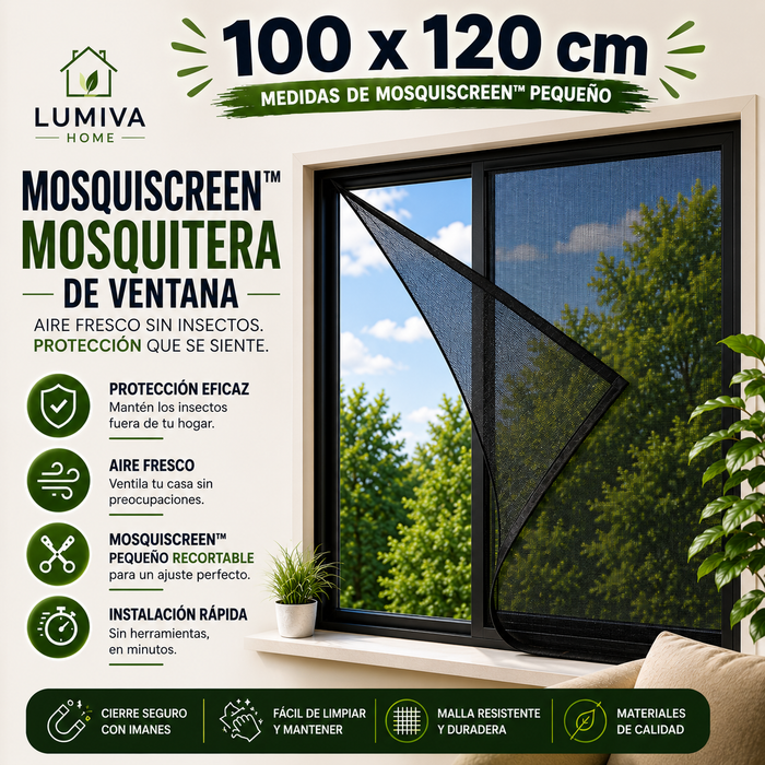 MosquiScreen™ | Mosquitera de Ventana