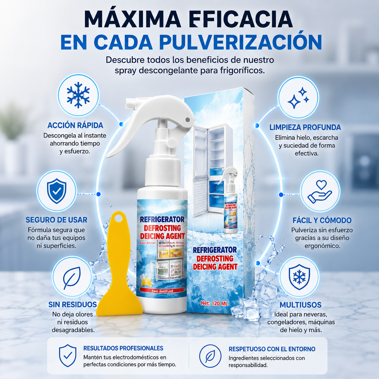 FrostAway Pro™ | Spray Descongelante