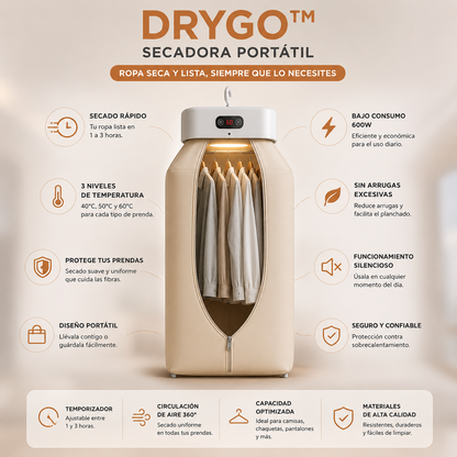 DryGo™ – Ropa Seca en Minutos