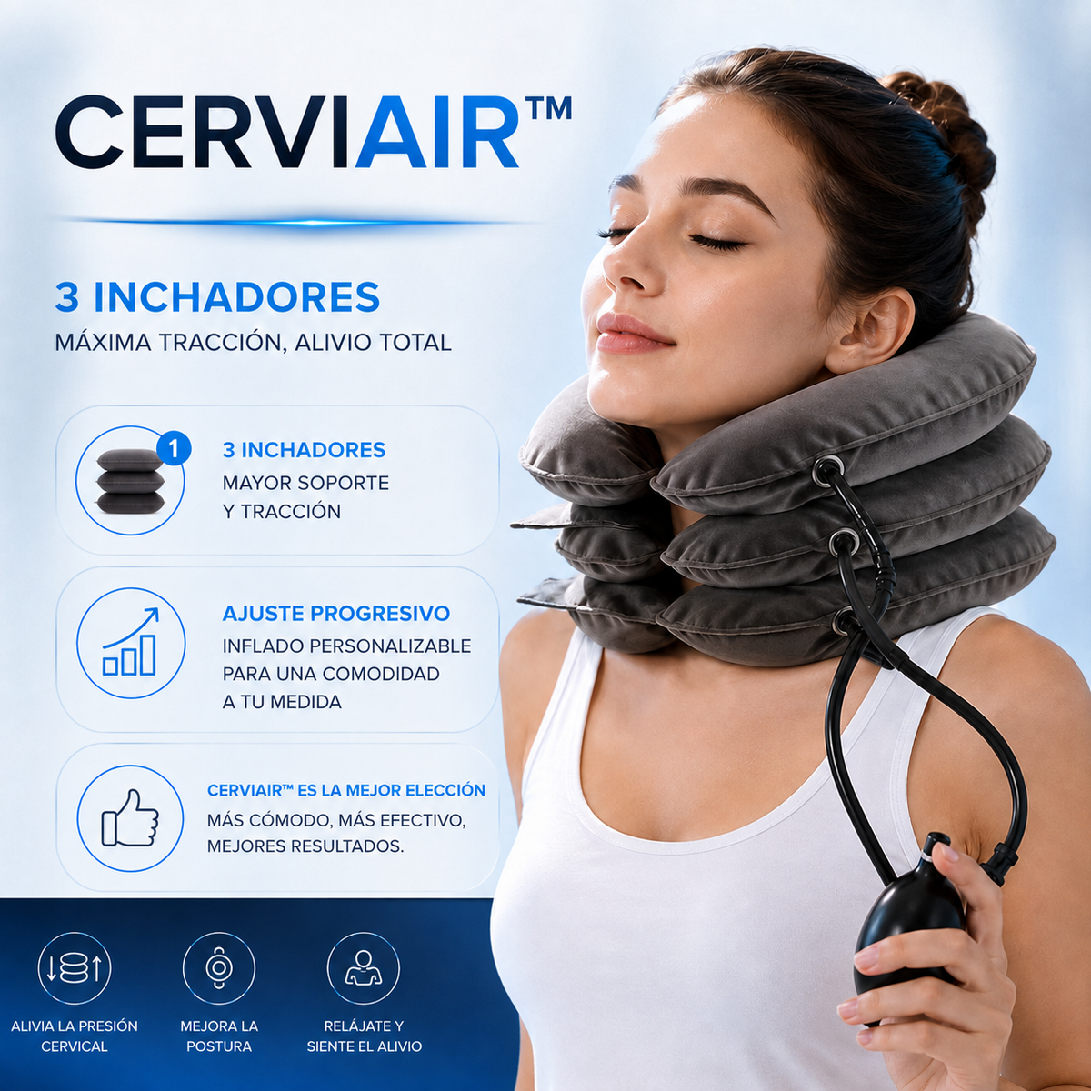 CerviAir™ | Descompresor Cervical Ajustable