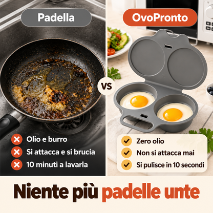 OvoPronto™ – Cuociuova per Microonde | Uovo Perfetto in 90 Secondi