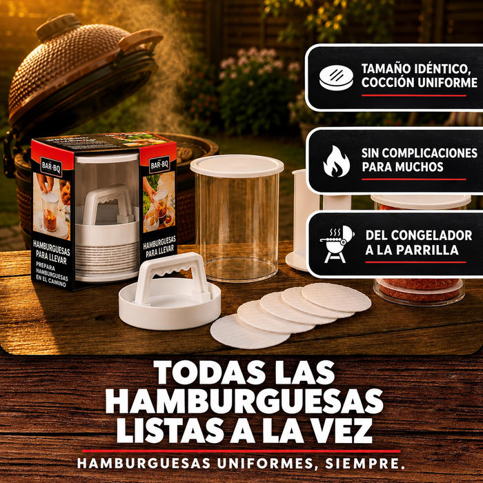 BurgerStack™ – Prensa para Hamburguesas Perfectas