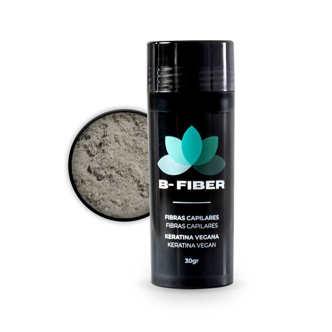 fibras capilares color gris