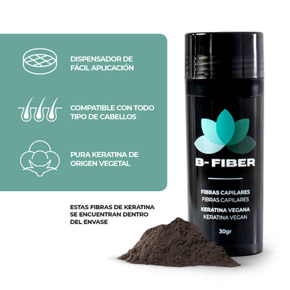 Fibras capilares de keratina